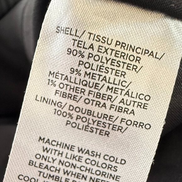 LOFT Mini Plaid Skirt‎ Metallic Multicolor Zipper Closure Lined Plus 18 - Picture 4 of 11